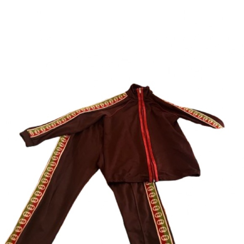Gucci Kids Matching Set in Brown and Red